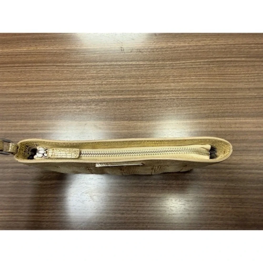 Y2K Glam Gold Metallic‎ Wristlet Clutch